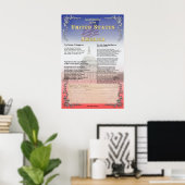 Große Republik USA Poster (Heimbüro)