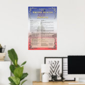 Große Republik USA Poster (Heimbüro)