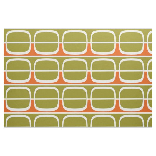 Große Retro-Panels weiß Stoff (Fat Quarter (45,7 x 55,9 cm))