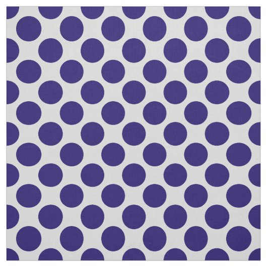 Große Retro Punkte - Grau/Grau und Marine Stoff (Muster)