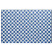 Große Retro-Punkte - Kobaltblau und weiß Stoff (Yard (91,4 cm))
