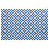 Große Retro-Punkte - Kobaltblau und weiß Stoff (Fat Quarter (45,7 x 55,9 cm))