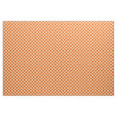 Große Retro Punkte - Mandarine und blasse Orange Stoff (Yard (91,4 cm))