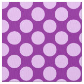 Große Retro-Punkte - orchid und lila Stoff (Nahaufnahme)