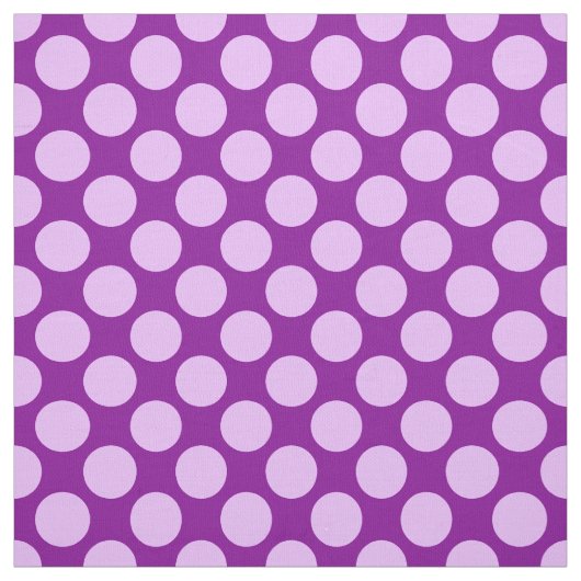 Große Retro-Punkte - orchid und lila Stoff (Muster)