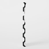 Große Retro-Punkte - weiß und schwarz Case-Mate Samsung Galaxy Hülle (Hinten/Links)