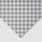 Große Retrodots - grau/grau Seidenpapier (Ausschnitt)