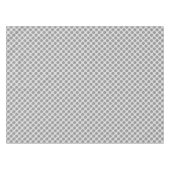 Große Retrodots - grau/grau Tischdecke (Vorderseite (Horizontal))