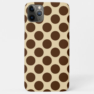 Große Retrodots - schokoladenbraun und braun Case-Mate iPhone Hülle