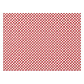 Große Retropunkte - weiß und rot Tischdecke (Vorderseite (Horizontal))