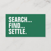 Große riesige Zitattextabdeckung Visitenkarte (Vorderseite)