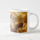 Große romantische Tasse mit Liebe Zitat (Rechts)