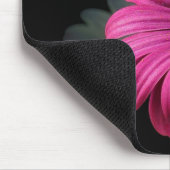 große rosa Blumenmaus Mousepad (Ecke)