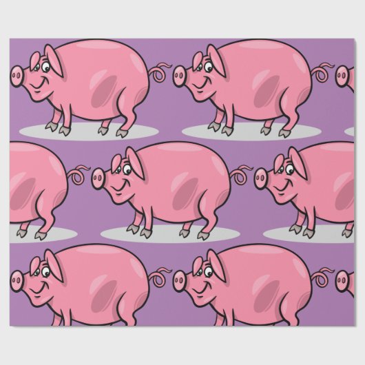 Große rosa Farbe Geschenkpapier (Flach)