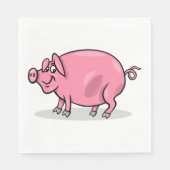 Große rosa Farbe Serviette (Vorderseite)