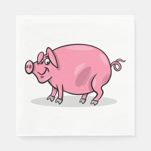 Große rosa Farbe Serviette (Vorderseite)