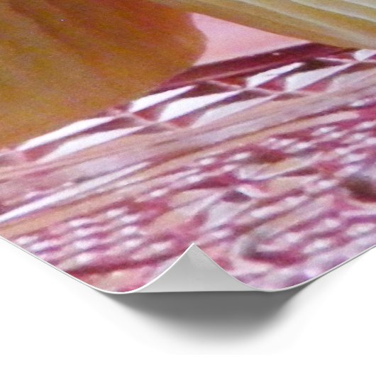 Große rosa Kuchen Poster (Ecke)