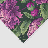 Große rosa Peonies Grüne Blätter Dekoupage Gift Seidenpapier (Ausschnitt)