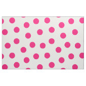 Große rosa Punkte auf weißem Hell und fröhlich Stoff (Fat Quarter (45,7 x 55,9 cm))
