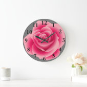 Große rosa Wohngestaltung Wanduhr (Zuhause)