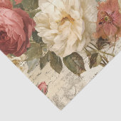 Große rosafarbene Rosen Seidenpapier (Ausschnitt)