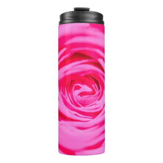 große Rose Bud nah-up, mit verschwommenem Effekt B Thermosbecher (Vorderseite)