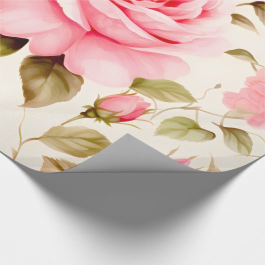 Große Rose für Fun Crafts Geschenkpapier (Ecke)