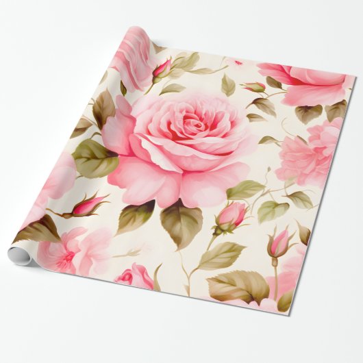 Große Rose für Fun Crafts Geschenkpapier (Ungerollt)