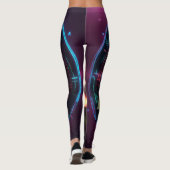 Große Rose Leggings (Rückseite)