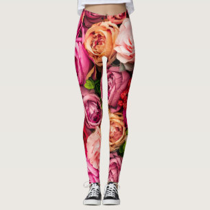Große Rose Leggings