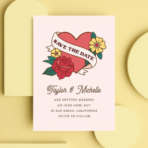 Grosse Rose Tattoo Einladung