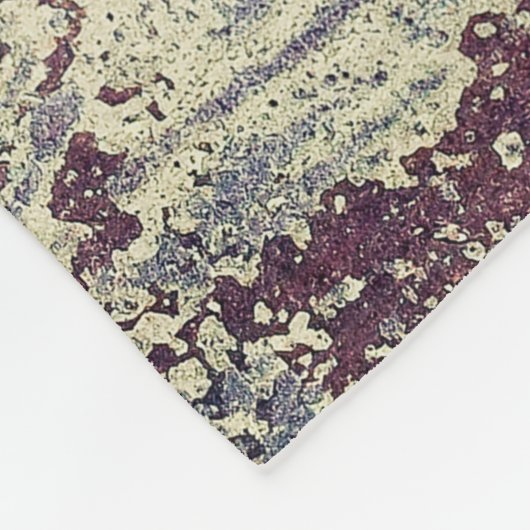 Große Rosthintergründe - perfekte Hintergrundabstr Fleecedecke (Ecke)