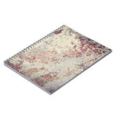 Große Rosthintergründe - perfekte Hintergrundabstr Notizblock (Linke Seite)