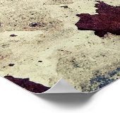 Große Rosthintergründe - perfekte Hintergrundabstr Poster (Ecke)