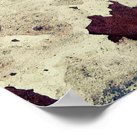 Große Rosthintergründe - perfekte Hintergrundabstr Poster (Ecke)