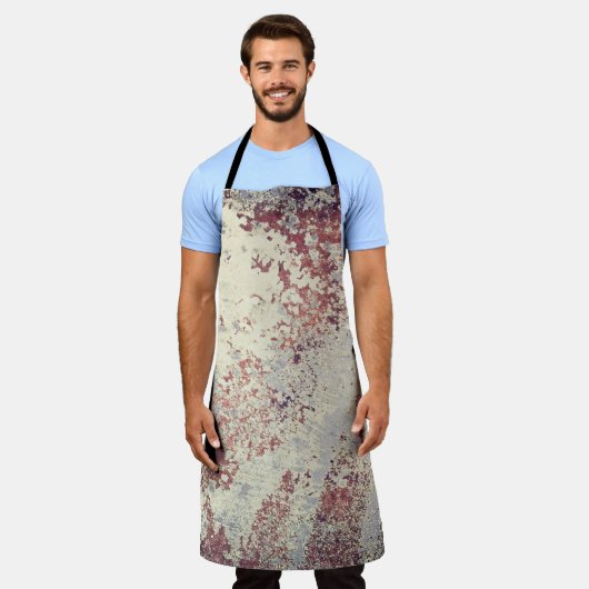 Große Rosthintergründe - perfekte Hintergrundabstr Schürze (Getragen)