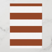 Große Rostinitis Modernes Foto Save the Date Folieneinladung (Rückseite)