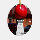 GROSSE ROTE APPLE - die Cornelia, Georgia Keramik Ornament (Rechts)