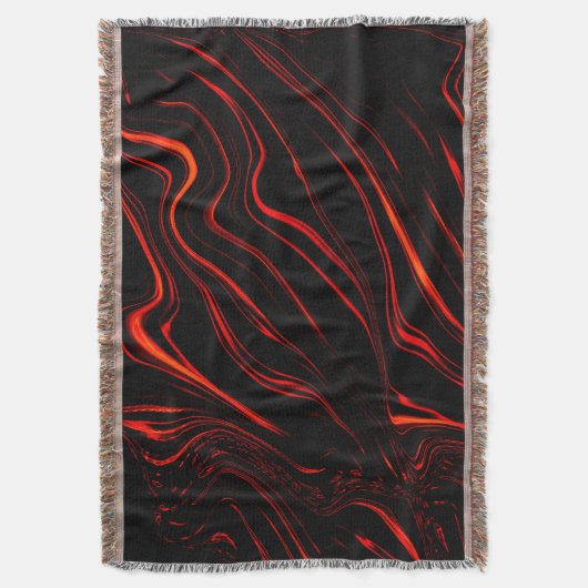 Große rote lange Spuren über schwarzem Hintergrund Decke (Vorderseite Vertikal)