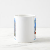 Große rote Leuchtturm-Malerei - ursprüngliche Kaffeetasse (Mittel)
