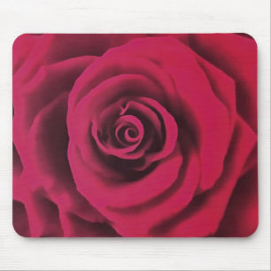 Große Rote Rose Mousepad