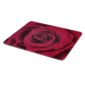 Große Rote Rose Schneidebrett (Ecke)