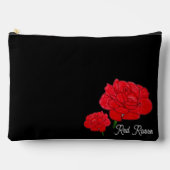 Große Rote Rose Zubehörtasche (Vorderseite)