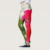 Große rote Rosen im Garten Leggings (Links)
