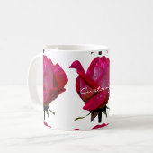 große rote Rosen Thunder_Cove Kaffeetasse (Vorderseite Links)