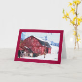 Große rote Scheune auf dem nationalen Pike Karte (Gelbe Blume)