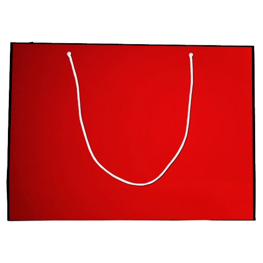 Große rote schwarze Giftasche Große Geschenktüte (Rückseite)