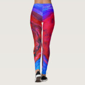 Große rote Stelle der Jupiter-Leggings Leggings (Rückseite)