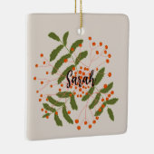 Große Rowan-Beeren Keramikornament (Rechts)