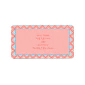 Große Rücksendeadresse Adressaufkleber (Vorne)